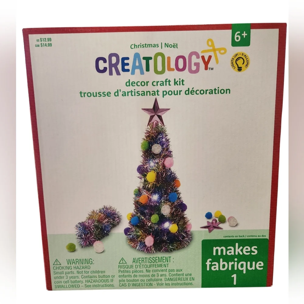Creatology Christmas Kid Craft Kits - Multicolor Tree Kit And Loom Candycane Kit